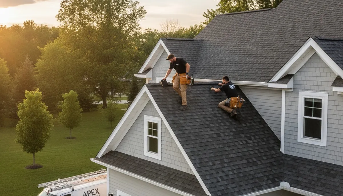 Professional roof inspection by vinyl siding contractors in Indianapolis, IN