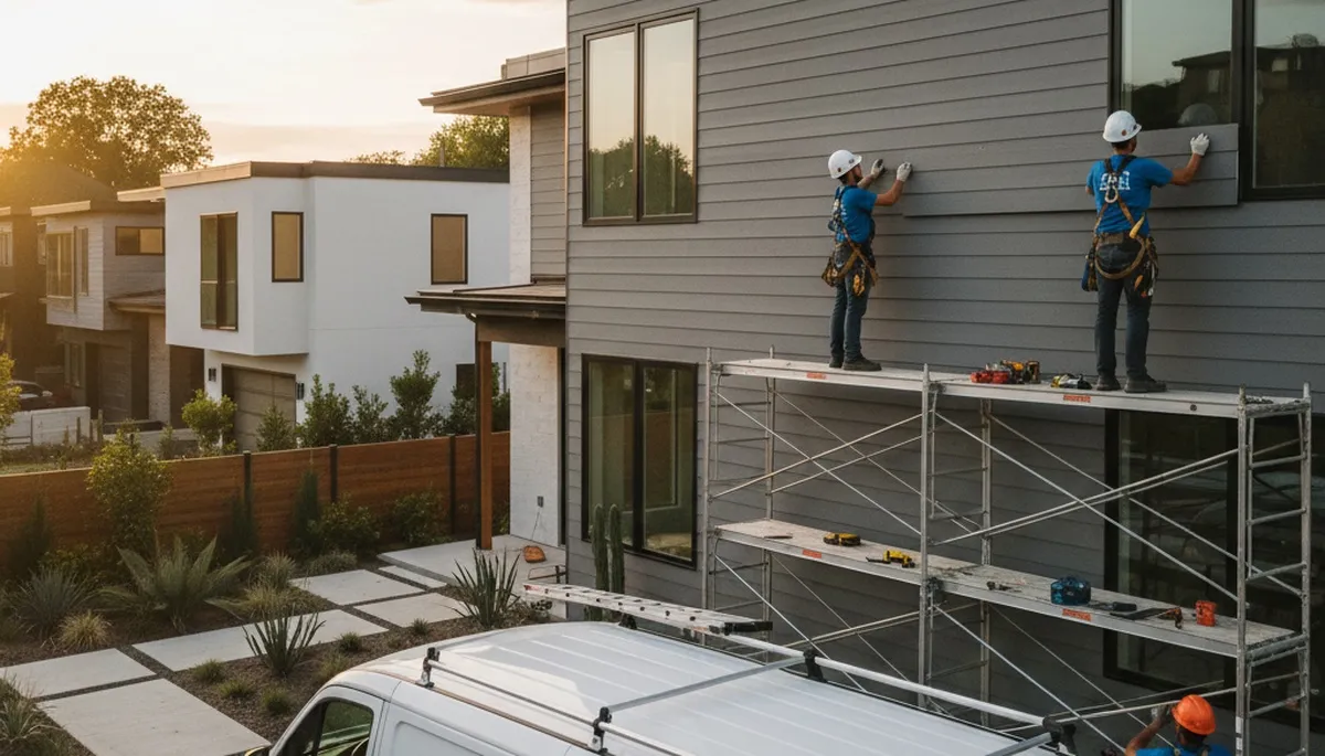 Vinyl siding installation by expert contractors in Indianapolis, IN